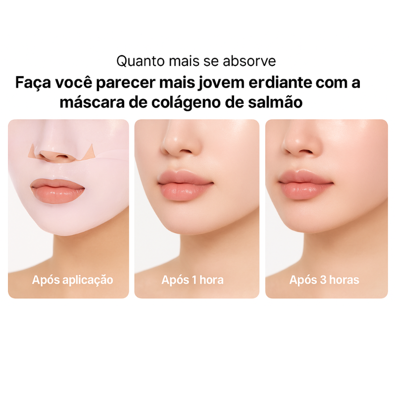 Conjunto de Máscara de Gel de Colágeno Rosa Medicube PDRN – Pele luminosa, firme e uniforme