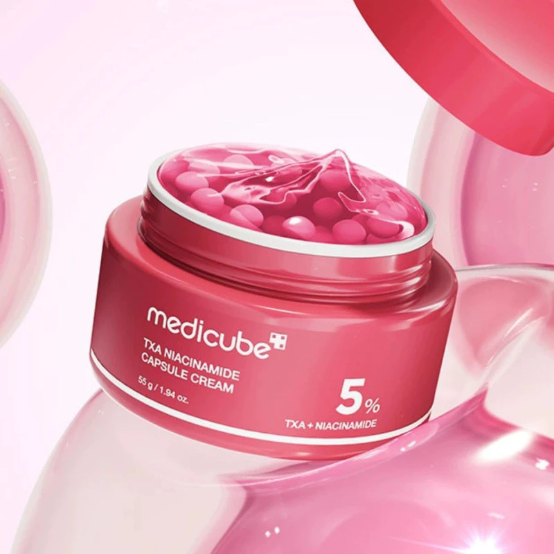 Medicube TXA Niacinamide Capsule Cream 5% – Clareamento e Hidratação Profunda