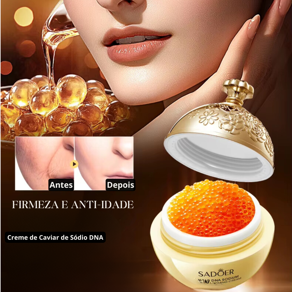 Creme de Caviar de Sódio DNA – Antirrugas Instantâneo