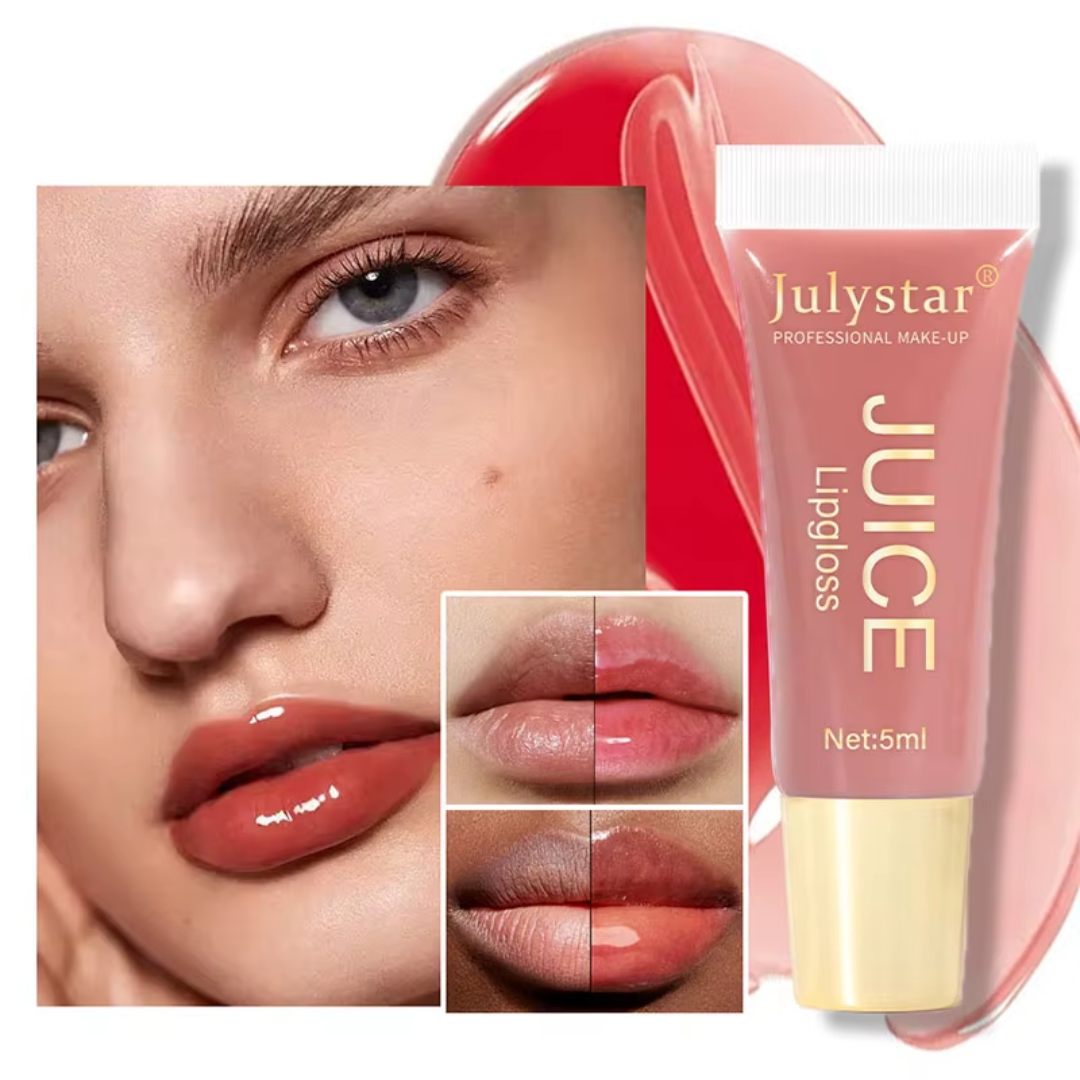 Crystal Jelly Lip Oil – Brilho Hidratante & Plumping com Aroma de Fruta [Compre 1 & Leve 2]