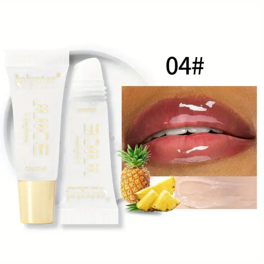 Crystal Jelly Lip Oil – Brilho Hidratante & Plumping com Aroma de Fruta [Compre 1 & Leve 2]