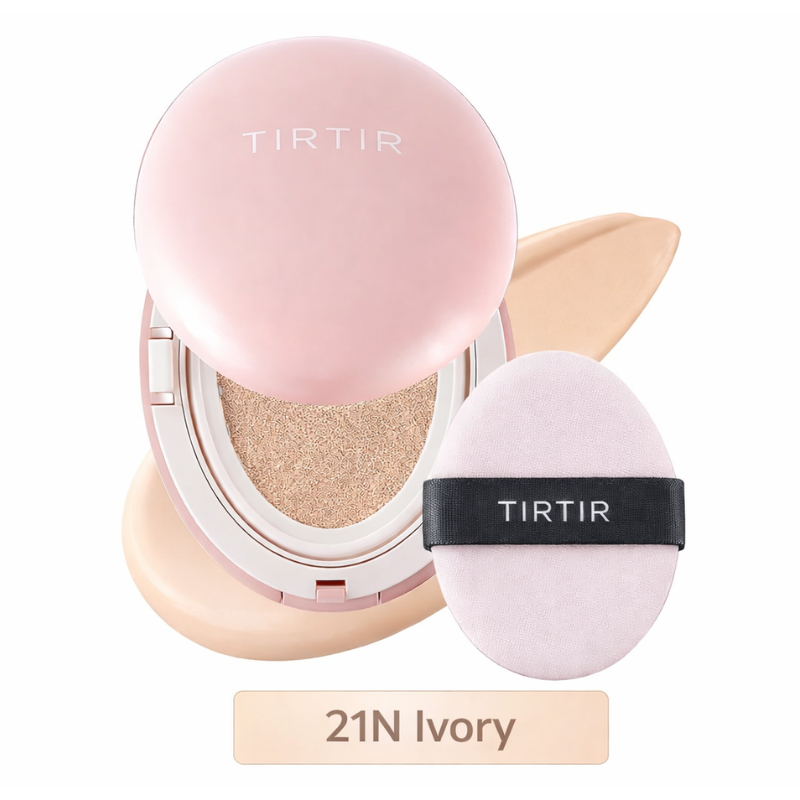 TIRTIR Mask Fit Pink Cushion – Alta Cobertura Semi-Matte FPS 50+