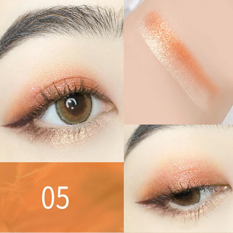 Sombra Bicolor Brilhante com Glitter à Prova D'Água