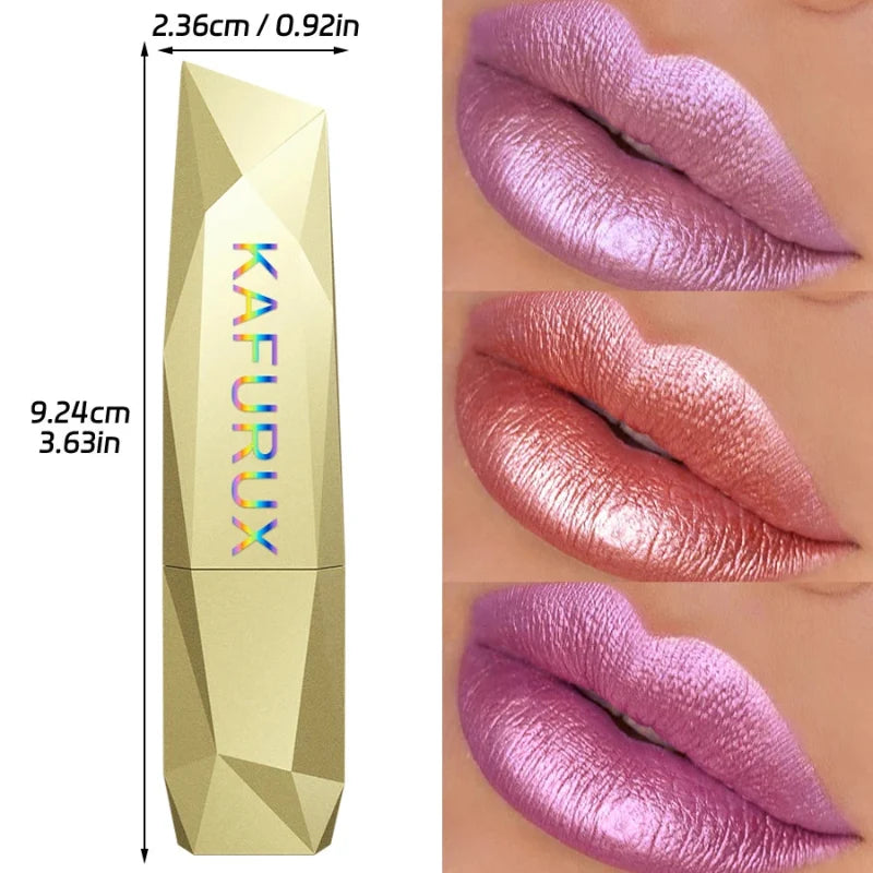 Batom Metálico Brilhante com Glitter – Vapor One