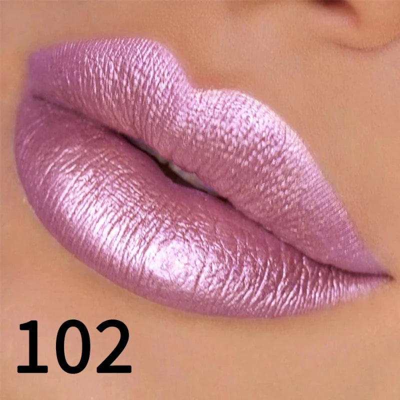 Batom Metálico Brilhante com Glitter – Vapor One