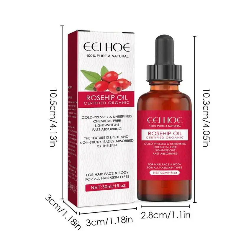 Óleo de Rosa Mosqueta Puro – Hidratação, Renovação e Brilho Natural