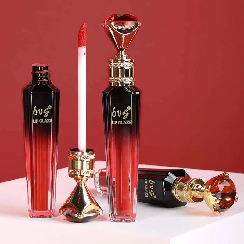 Lip Gloss Labial Diamante – Veludo Fosco de Longa Duração