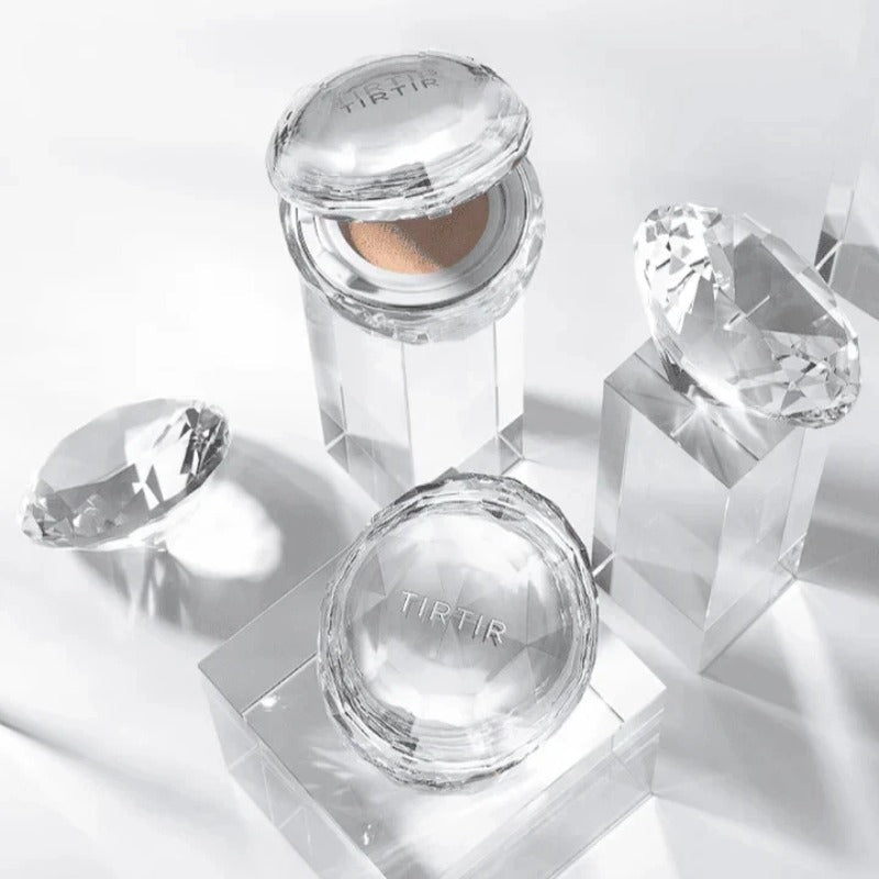 Base TIRTIR Crystal Mesh Cushion – Efeito Glow e Cobertura Natural