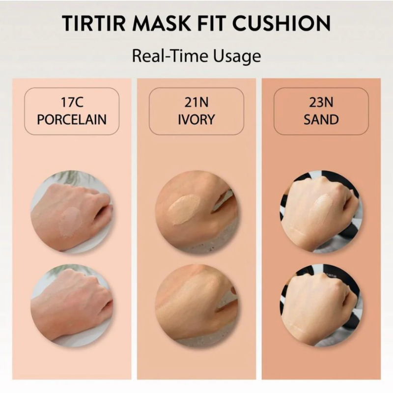 TIRTIR Mask Fit Pink Cushion – Alta Cobertura Semi-Matte FPS 50+